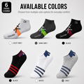 Calvin Klein + US Polo 6 Pairs Ankle Socks Combo – Everyday Comfort & Style (Black, Grey, White)