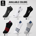 Nike + US Polo 6 Pairs Ankle Socks Combo – Everyday Comfort & Style (Black, Grey, White)