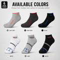 Reebok + Levi’s 6 Pairs Ankle Socks Combo – Everyday Comfort & Style (Black, Grey, Light Grey)