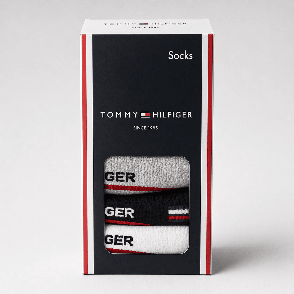 3 Pair Ankle Socks – Everyday Comfort (Grey, Black, White)