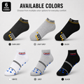 Jockey + Levi’s 6 Pairs Ankle Socks Combo – Everyday Comfort & Style (Black, Grey, White)